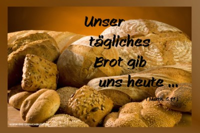 Brot Spruchkarte, Postkarte, ECard mit Kartenrand DIESPRUCHBUDE