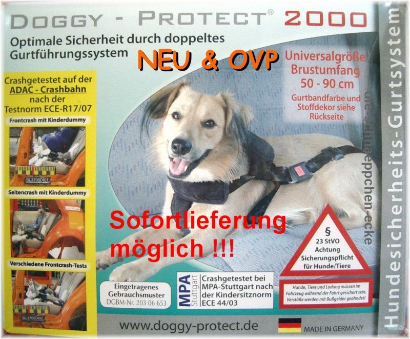 Hundegurt Auto PKW Hunde Gurt Autogurt Sicherheitsgurt Hund DOGGY